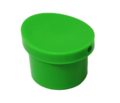 Replacement green soy sauce bottle caps with washers, designed for a secure, leak-proof seal to preserve freshness and prevent spills.