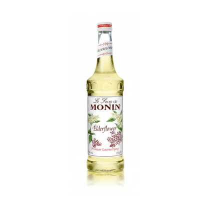 750ml Monin Elderflower Floral Flavored Beverage Syrup Bottle