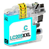 LC205XXL Cyan Ink Cartridge Compatible for Brother Printer 1200 pages