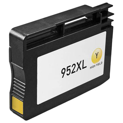 952XL Yellow Compatible Ink Cartridge for HP OfficeJet Pro printers, high-yield 1,450 pages, delivers vibrant, professional-quality yellow prints.