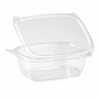 Clear PLA Disposable Hinged Clamshell Deli Takeout Containers