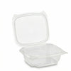 Clear PLA Disposable Hinged Clamshell Deli Takeout Containers