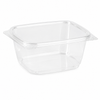 Clear PLA Disposable Hinged Clamshell Deli Takeout Containers