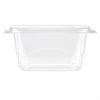 Clear PLA Disposable Hinged Clamshell Deli Takeout Containers