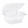 Clear PLA Disposable Hinged Clamshell Deli Takeout Containers