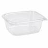 Clear PLA Disposable Hinged Clamshell Deli Takeout Containers