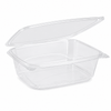 Clear PLA Disposable Hinged Clamshell Deli Takeout Containers