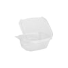 Clear PLA Disposable Hinged Clamshell Deli Takeout Containers