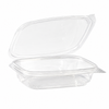 Clear PLA Disposable Hinged Clamshell Deli Takeout Containers
