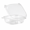 Clear PLA Disposable Hinged Clamshell Deli Takeout Containers