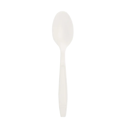 Bio Based Heavy Weight Disposable Teaspoons For Takeout & Party