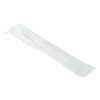 White CPLA Heavy Weight Wrapped Disposable Spork For Party & Catering