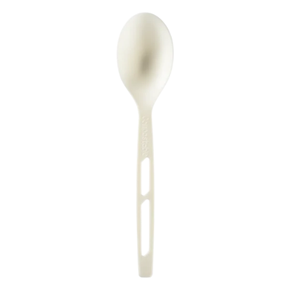 White CPLA Heavy Weight Disposable Teaspoon For Party & Events