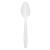 Natural Beige CPLA Heavy Weight Disposable Soup Spoons For Hot & Cold Foods