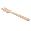 Beige Wood Heavy Weight Disposable Wooden Forks For Dining & Catering