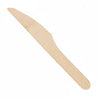 Beige Wood Heavy Weight Disposable Wooden Knives For Dining & Catering