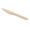 Beige Wood Heavy Weight Disposable Wooden Knives For Dining & Catering