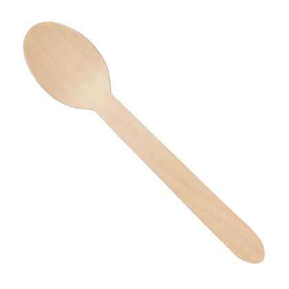 Beige Wood Heavy Weight Disposable Wooden Spoon For Dining & Catering