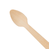 Beige Wood Heavy Weight Disposable Wooden Tasting Spoons