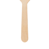 Beige Wood Heavy Weight Disposable Wooden Tasting Spoons