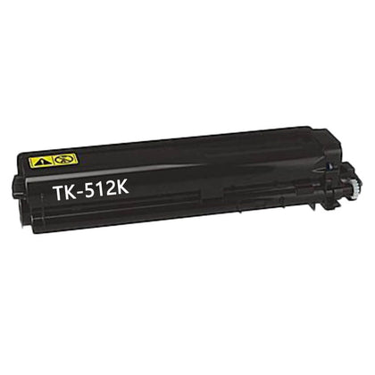 Toner Cartridge TK-512 compatible for Kyocera FS C5020, C5025, C5030 printers, black, high-yield 8,000 pages.