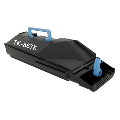 TK-867 black toner cartridge compatible with Kyocera Taskalfa 250ci, 300ci printers, 20,000-page yield
