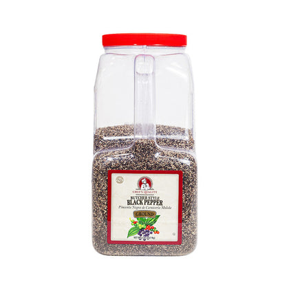 fine ground black pepper 5 lbs bulk container dry seasoning spice