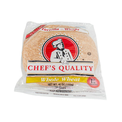 whole wheat wraps 12 count pack soft flatbread for sandwiches and burritos
