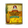 large #10 metal can sliced pineapple in light syrup bulk canned fruit