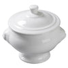 This porcelain lid is engineered for reliable performance in foodservice environments, fitting LB-15-L round containers. It supports steady daily workflows with dishwasher, oven, and microwave safe properties, enabling quick cleaning and multi-application use. Its robust material ensures durability under frequent handling, while its precise fit optimizes food presentation and containment during service. Designed for commercial kitchen settings, it simplifies maintenance and reduces downtime.
