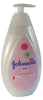 Johnson’s Baby Soap & Lotion 500ml in pump bottle, gentle formula for daily cleansing and moisturizing delicate baby skin.