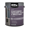 1 Gallon Behr Premium Graphic Charcoal Elastomeric Masonry, Stucco, and Brick Exterior Paint