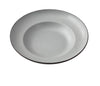 Mediterranean Pasta Bowl sleek two-tone round design with 10.75 inches in diameter and a 12oz capacity, perfect for serving pasta, salads, or soups. Made from durable, break-resistant melamine, it combines style and functionality, ideal for both casual dining and elegant occasions. Its Mediterranean-inspired design adds a touch of sophistication to any table in restaurants, cafes, or home kitchens. Elevate your dining experience with these high quality affordable restaurant dinnerware.