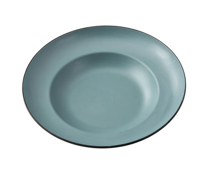 EcoQuality Mediterranean Pasta Bowl is lightweight, shatter-resistant, and ideal for serving pasta or other Mediterranean dishes. Its stylish and functional design suits both casual and formal dining occasions. High quality affordable restaurant, household dinnerware.