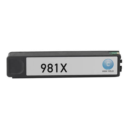 981X Cyan Compatible Ink Cartridge for HP PageWide Enterprise Color 556, 586, E55650 Printers