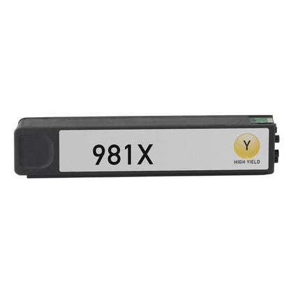 981X Yellow Compatible Ink Cartridge for HP PageWide Enterprise Color 556, 586, E55650 Printers