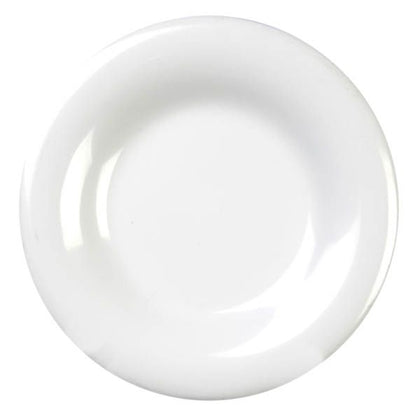 Yanco Wide Rim Round Plate MS-012WT is made from durable and reliable melamine material, which makes the plate look like ceramics. You can use this stylish plate to serve any dish you want. For example, you can use it for rice, noodles, appetizers or hot meals. The Milestone collection has an elegant and stylish design. Performed in white color With a wide rim, it will perfectly fit any restaurant environment.