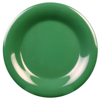 Yanco Wide Rim Round Plate MS-012GR It is made from durable and reliable melamine material, which makes the plate look like ceramics. You can use this stylish plate to serve any dish you want. For example, you can use it for rice, noodles, appetizers or hot meals. The Milestone collection has an elegant and stylish design. Performed in green color With a wide rim, it will perfectly fit any restaurant environment.