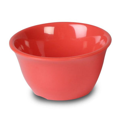 Yanco Bouillon Cup MS-303RD is a perfect addition to your melamine tableware collection. You can serve creamy soup, portions of salad, side dishes and more in these orange red cups. The cup is made from long-lasting, high-quality and reliable melamine material, that makes cups look like they are ceramics. These 7 Oz bouillon cups will perfectly fit any establishment. Cups have a smooth surface and a wide rim that subtly emphasize their design. 