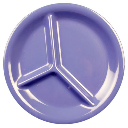 Yanco Three-Compartment Plate MS-710BU It is made from durable and reliable melamine material, which makes the plate look like ceramics. You can use this stylish plate to serve any dish you want. For example, you can use it for rice, noodles, appetizers or hot meals. The Milestone collection has an elegant and stylish design. Performed in blue color, it will perfectly fit any restaurant environment. Whether it's an Italian, Japanese or American cuisine, it will subtly emphasize the atmosphere.
