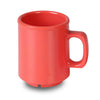 Yanco Cup/Mug, MS-9018RD is made from the long-lasting and high-quality melamine material these mugs look like ceramics. You can serve any cold or hot drinks in these cups - coffee, tea, cocoa, etc. These orange red mugs will perfectly fit any establishment design. Thanks to the appearance, they will always look stylish in your cafeteria, restaurant or catering events. The popular volume and sizes of the mug allow you to easily serve the right amount of drink.
