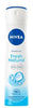 Nivea Fresh Natural Deodorant Spray, 150ml can, provides 48-hour odor protection with a light, refreshing natural scent.