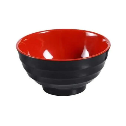 EcoQuality Noodle Bowl is made from durable and reliable melamine material. Melamine tableware is an ideal solution for those who choose high-quality, durable and affordable dinnerware for presenting their food in any type of food serving space such as restaurant & cafes.