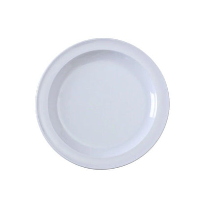 Yanco Round Dinner Plate NS-108W is a great and affordable restaurant tableware. It is made from durable and reliable melamine material, which makes the plate look like ceramics. You can use this stylish plate to serve any dish you want. For example, you can use it for serving salads, side dishes, sushi or other meals. The Nessico collection has an elegant and stylish design. Performed in white color, it will perfectly fit any restaurant environment. 