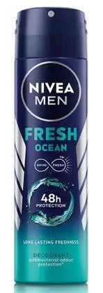 Nivea Men Fresh Ocean Deodorant Spray, 150ml