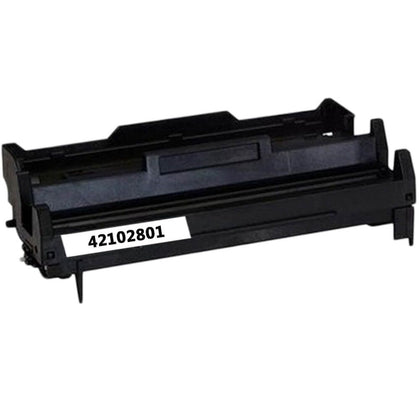 Drum Unit 42102801 Black Compatible Replacement for Oki Data B4100, B4200, B4250, B4300, B4350 Series, 25,000 pages