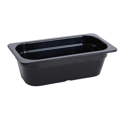 EcoQuality Black Pan is made from high-quality melamine material, that makes its dinnerware look like ceramics. These GN collection pans are commonly used for preparing and serving big portions of a variety of dishes like lasagna, cheese or egg dishes, macaroni and cheese, and other food. These pans would be perfect for your fine-dining restaurant, catered events, outdoor dining area or even hotels. High quality affordable restaurant and household dinnerware.