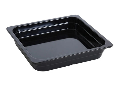 EcoQuality Black Pan is made from high-quality melamine material, that makes its dinnerware look like ceramics. These GN collection pans are commonly used for preparing and serving big portions of a variety of dishes like lasagna, cheese or egg dishes, macaroni and cheese, and other food. These pans would be perfect for your fine-dining restaurant, catered events, outdoor dining area or even hotels. High quality affordable restaurant and household dinnerware.
