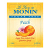 Monin Sugar Free Peach Syrup 1 L Bottle additional product image