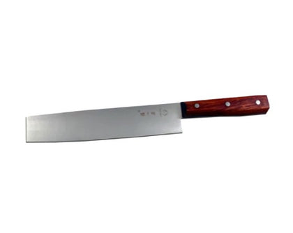 Peking Duck Nakiri Knife from the MG Series with a stainless steel blade and ergonomic handle, designed for precise slicing of meats and vegetables.